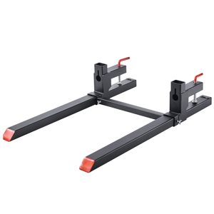 Forche per Pallet Resistenti da 900 kg, Lunghezza Totale 110 cm, con Morsetto per Trattore, Barra Stabilizzatrice Regolabile, Accessori per Carrelli Elevatori - Product Image 6