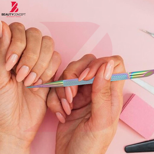 Herramienta Multicolor de Acero Inoxidable para Empujar Cutículas, Quitaesmalte, Cortador de Esmalte para Uñas de Manos y Pies - Product Image 5