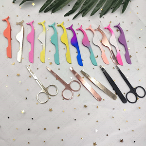 Zullo Industries Stainless Steel Eyelash Extension Tweezers Custom Logo Private <b>Label</b> Lash <b>Applicator</b> for Professional Use - Product Image 5