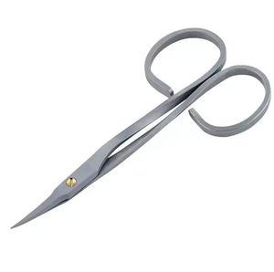Advanced Stainless Steel Manicure Scissors Straight Blade Sharp Point Precision <b>Cuticle</b> <b>Trimmer</b> Durable Professional Nail Care - Product Image 4