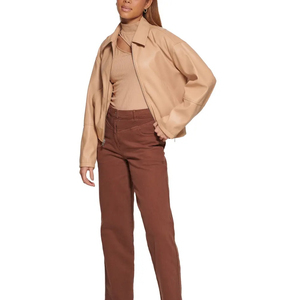 Chaqueta de Mujer de Estilo Único en Todos los Colores, Hecha de Cuero Vacuno 100% Genuino y Grueso - Product Image 2