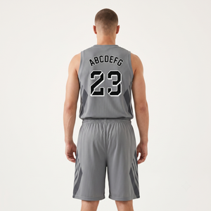 Ensemble de maillots de basket-ball personnalisés OEM pour hommes, uniforme en maille de polyester respirant, vêtements de sport d'équipe |   Impression par sublimation - Product Image 2