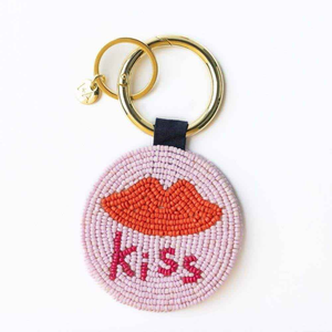 New arrival <b>custom</b> beaded embroidery <b>keychain</b> and seed beads bag accessories handmade seed beads embroidery bag charms - Product Image 2