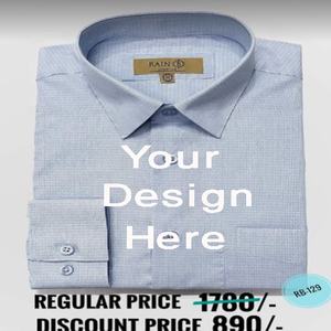 เสื้อแขนยาวผ้าฝ้ายสีทึบสำหรับผู้ชาย100% บังคลาเทศพร้อมโลโก้ตามสั่งสำหรับฤดูใบไม้ร่วง - Product Image 6