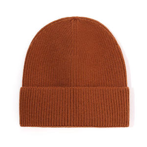 Unisex Solid Color Ribbed Adjustable Beanie <b>Hat</b> 100% Acrylic Winter Casual Daily Use for Adults Computer Knitted - Product Image 4