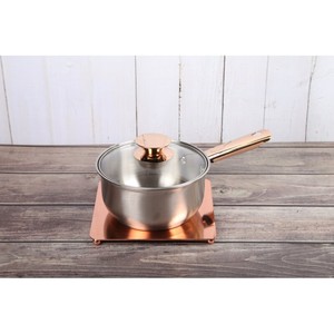 Set de table rectangulaire en cuivre avec découpe en forme de pomme, surface moderne en acier inoxydable antidérapante - Product Image 3