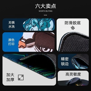 Phong cảnh đẹp chuột Pad phim hoạt hình quá khổ dễ thương văn phòng máy tính để bàn pad mềm chống trượt bụi bẩn thai sản - Product Image 4