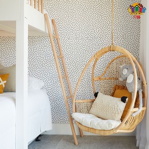Indoor living room swing chair hand-crafted rattan <b>hanging</b> lounge chairs supplier direct sale - Product Image 6