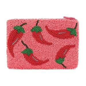 Pochette à monnaie décorative faite à la main avec perles, portable, pour le transport quotidien, à prix avantageux - Product Image 4