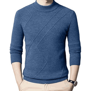 Pulls en mohair unisexes pour hommes, col rond, mohair - cachemire, pull d'hiver tendance, respirant, pull en mohair pour hommes, chaud - Product Image 2
