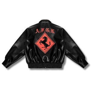 Chaqueta de cuero premium A Few Good Kids Racing |   Edición Limitada de Ropa Urbana Deportiva de Alto Volumen - Product Image 1