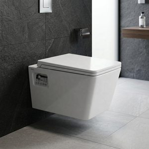 Export Quality Rimless Wall Hung Toilet Ceramic Water Closet Standard Size EWC Modern Bathroom WC Pan - Product Image 2