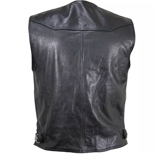 Chaleco de Motociclista de Cuero Genuino, Resistente, con Cierre, a Prueba de Viento, Transpirable, Personalizado, OEM, ODM, Venta al Por Mayor - Product Image 6