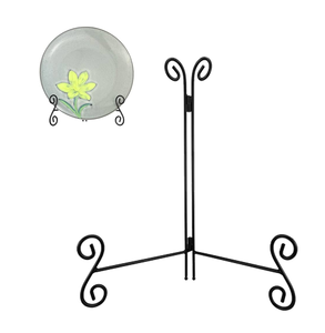 Metal Plate Holder Display Perfect Rack Plate Holder Decoration Accessory Kitchen <b>Wedding</b> Restaurant Dining Table Supplies - Product Image 4