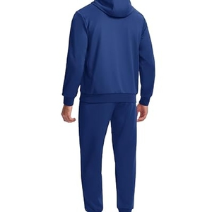 Conjunto Deportivo para Hombre, 100% Algodón, Estilo Urbano, Lavado Ácido, para Gimnasio, Entrenamiento, Fitness, Jogging, con Sudadera y Pantalones Estampados, para Invierno - Product Image 2
