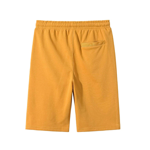 Pantalones Cortos Deportivos para Hombre, Estilo Urbano, Cintura Media, Cierre con Cordón, Transpirables, de Secado Rápido, Nailon/Acrílico, Color Amarillo Mostaza - Product Image 6