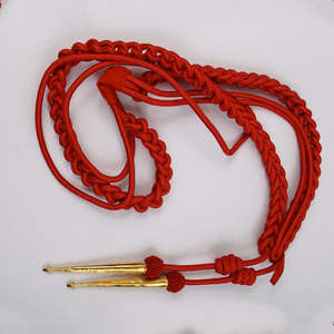 Aiguillette tactique de luxe avec épingle de sûreté, étiquettes en forme de baril doré, en fil de bullion – Couleurs et logos personnalisables Root Fight Gear - Product Image 4