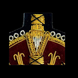 Badge de blazer en tissu toile 3D brodé à la main, entièrement personnalisé, de haute qualité, pour uniformes, tendance - Product Image 2