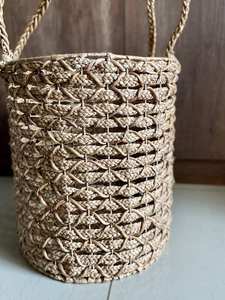 Cesta de Almacenamiento de Alta Calidad, Maceta de Mimbre Tejida a Mano, Decoración Rústica Ecológica para el Hogar de Vietnam - Product Image 3