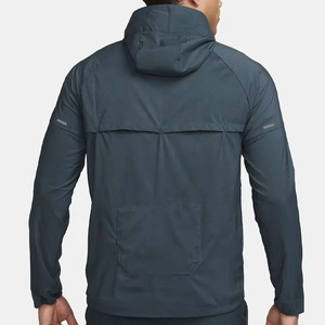 High Quality Men Sportswear Windbreaker Hooded Waterproof Casual <b>Running</b> <b>Jacket</b> <b>Lightweight</b> Full Zip Outdoor Training Wear - Product Image 2