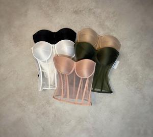 Vintage Women's Overbust Corset Tops Sexy Shapewear Breathable Eco-Friendly Leather for Plus Sizes <b>Tummy</b> <b>Control</b> Medium <b>Control</b> - Product Image 3