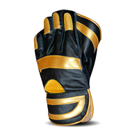 Gants de gardien de but de cricket professionnels de haute qualité, personnalisés, en cuir PU durable, légers, ajustement universel, pour l'extérieur