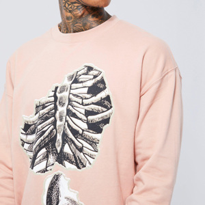 Sudadera de Felpa de Manga Larga 100% Algodón, Corte Regular, Personalizada con Logotipo Bordado o Serigrafiado OEM/ODM - Product Image 6