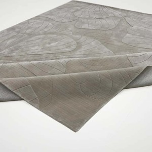 Luxury Minimalist Leaf Design Handloom Carpet Soft <b>Floor</b> Area Rug Anti Slip Modern Rug for Living Room Bedroom Office Hotel - Product Image 5
