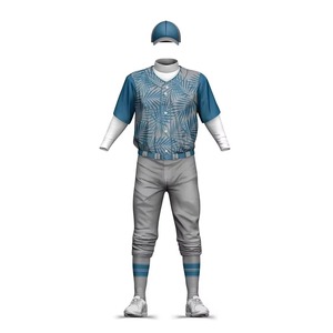 100% Polyester Baseball Jersey <b>Pant</b> Uniform Set Design Your Own Custom Color Men Half Sleeves Anti-Bacterial Breathable Elastic - Product Image 2