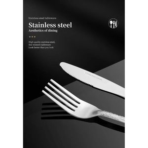 Deluxe Premium Stainless Steel Cutlery <b>Flatware</b> <b>Set</b> for Home 1 Dinner Fork and 1 Dinner Spoon - Product Image 3
