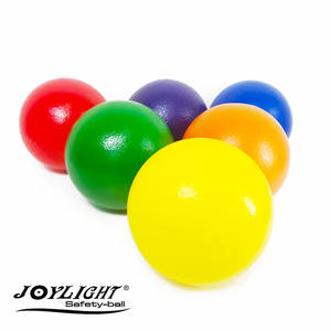 JoyLight SF Durable 6 Inch <b>Blue</b> PU Skin Coated <b>Foam</b> Dodgeball 152mm Sports Toy - Product Image 4