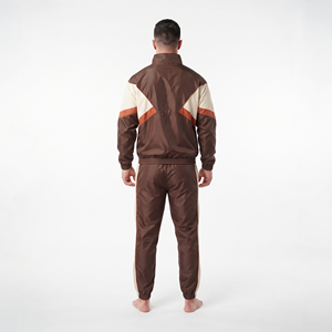 Heavyweight Men's Nylon Casual Tracksuit <b>Set</b> Drawstring <b>Jogger</b> Pants Full Sleeve Sportswear Regular <b>Size</b> Winter Suit - Product Image 2