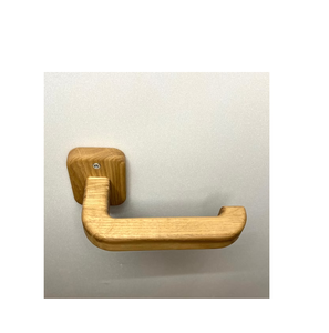 Porte-rouleau de papier toilette mural en bois antique, étagère rustique en bois pour accessoires de salle de bain, support suspendu pour rouleau de papier toilette et rangement - Product Image 6