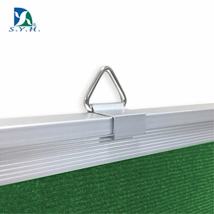 S.Y.H. Green Velvet Bulletin <b>Board</b> with Aluminum Frame Magnetic 45x60cm Customized Logo for <b>Message</b> Display - Product Image 3