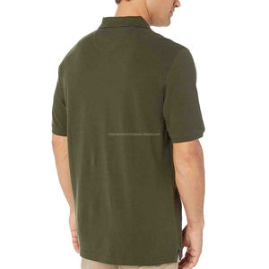 Polos de ropa corporativa OEM camisetas de algodón logotipo personalizado bordado manga corta proveedor de moda a granel - Product Image 5