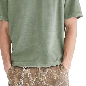 เสื้อยืดทรงบ็อกซี่ผ้าฝ้ายพรีเมียมคุณภาพสูง 100% น้ำหนักเบา ระบายอากาศได้ดี พิมพ์ลายได้ตามต้องการ สวมใส่สบาย ทรงหลวม - Product Image 6