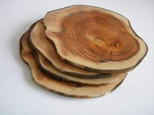 Posavasos cuadrados de madera ecológicos y contemporáneos con acabado duradero de blossom craft india - Product Image 6