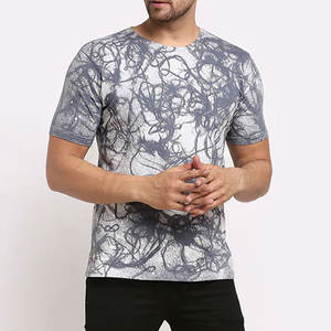 Camisetas Sublimadas de Moda Urbana para Hombre 2026, Transpirables, de Secado Rápido, Ecológicas, de Poliéster/Algodón, Personalizadas, Cortas - Product Image 4