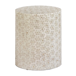 Table basse en bois avec incrustation de nacre, style bohème de luxe, écologique, pour hôtel, salon, villa, Vietnam LAC VIET - Product Image 1