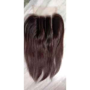 Wholesale Virgin Indian Temple <b>Hair</b> Remy Quality 2x3 Closure <b>Wig</b> <b>Extensions</b> Natural Black Cuticle Aligned - Product Image 2