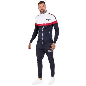 Venta al por mayor sudadera hombres chándal cremallera traje de jogging - Product Image 4