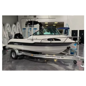 Bote de Pesca Deportivo de Aluminio de 17 Pies (5.2 m), Yate de Pescador de Primera Calidad, Diseño Duradero para el Mar - Product Image 1