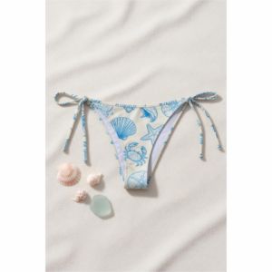 Dry Camo Print Beachwear Summer Mesh Swim Trunks for <b>Men</b> and Tie-Side <b>Bikini</b> for Women - Product Image 6