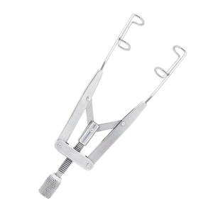 Retractor Ocular Fenestrado Wiltfang, Longitud Total 8 cm, Retractor Quirúrgico Oftálmico para Párpados, Acero Inoxidable, Manual, Reutilizable - Product Image 1