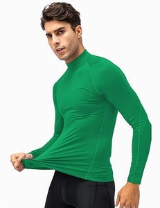 Men's Slim Fit O-Neck <b>Long</b> <b>Sleeve</b> <b>Compression</b> <b>Shirt</b> Eco-Friendly Spandex/Polyester Quick Dry Base Layer for Athletic Training - Product Image 6