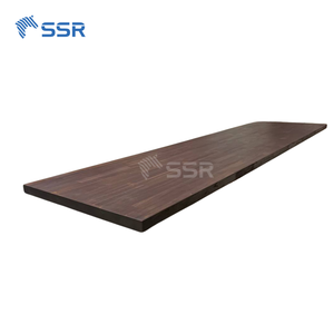 SSR VINA-Encimera de bloque de carnicero de Acacia natural teñida de nogal oscuro Espesor de encimera de cocina de madera maciza de 38mm - Product Image 1