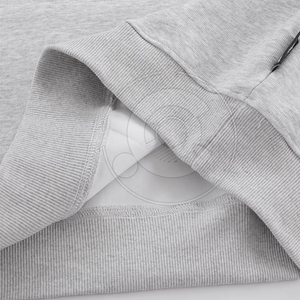 Sweat-shirt à capuche surdimensionné brodé personnalisé OEM en tissu épais, pull-over de qualité supérieure avec broderie en relief, vente en gros - Product Image 5