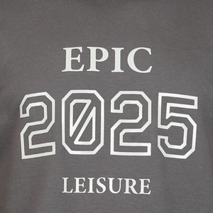 เสื้อยืดแขนยาวผ้าคอตตอนเทอร์รี่ผสมสแปนเด็กซ์ 240GSM แบบกำหนดเองสำหรับผู้ชาย พิมพ์ลาย 3 มิติ คอกลม สตรีทแวร์ ผู้ผลิต OEM - Product Image 5