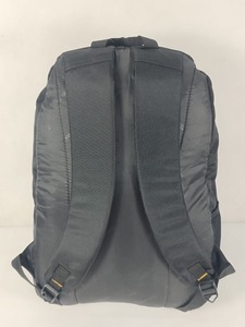 Dark Grey <b>Student</b> Backpack School <b>Bag</b> Casual Travel Daypack with Yellow Zipper Pocket - Product Image 3