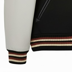 Chaqueta Varsity de Invierno para Hombre, Diseño Nuevo, Tejido de Lana, con Capucha, Servicio OEM, Color Sólido - Product Image 6